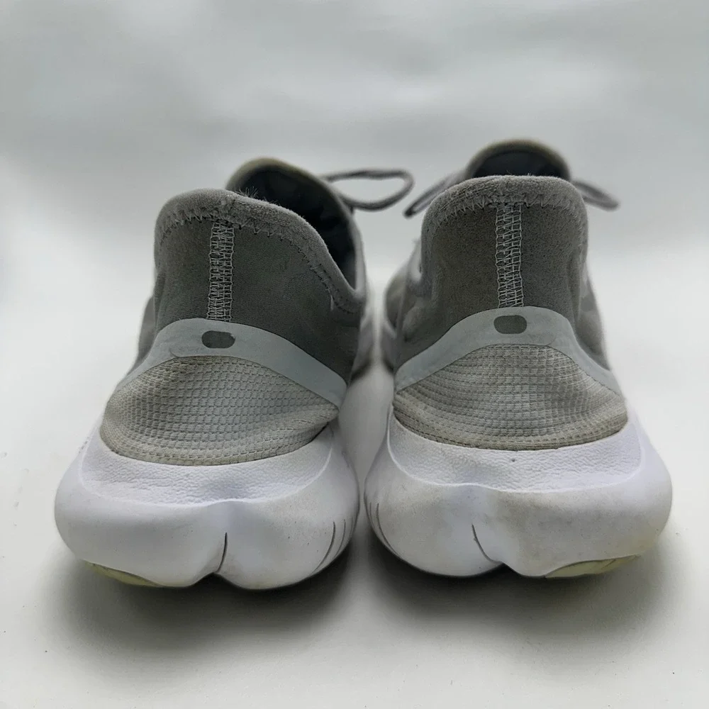 Nike Free RN 5.0 Mens Size 12 Gray White Athletic Running Walking Shoes Sneakers
